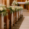 WEDDING CHAIR FLORAL ARRANGEMENT